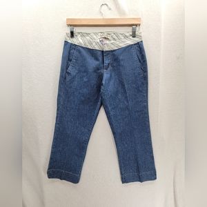 Z.Cavaricci Aunthentic Supply Vintage Crop pleated Jeans Size-7